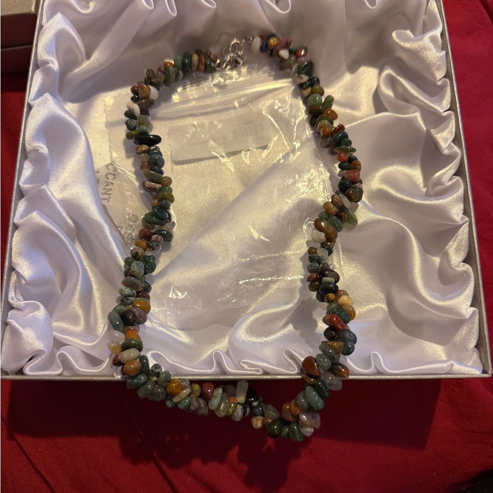 Colorful Gemstone Beaded Necklace